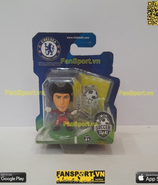 Tượng Petr Cech 1 Chelsea 2014 2015 home red GK soccerstarz SOC009