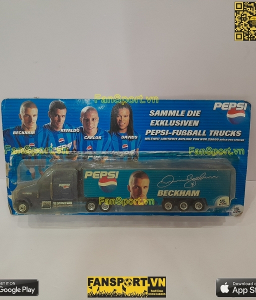 Xe mô hình David Beckham Pepsi car toy