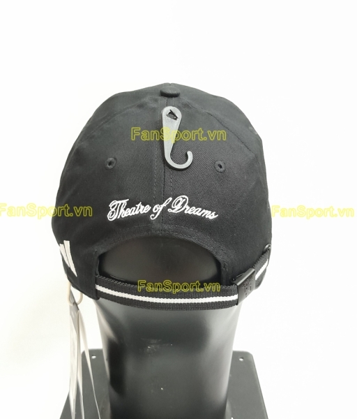 Nón mũ đỏ Manchester United 2025 2026 black cap Adidas JV5899 OSFM