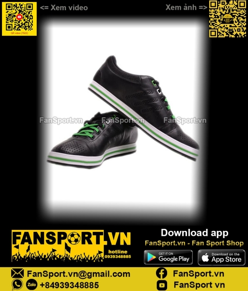 Giày David Beckham NEO G42210 Adidas shoes booth black BNWT Sneakers