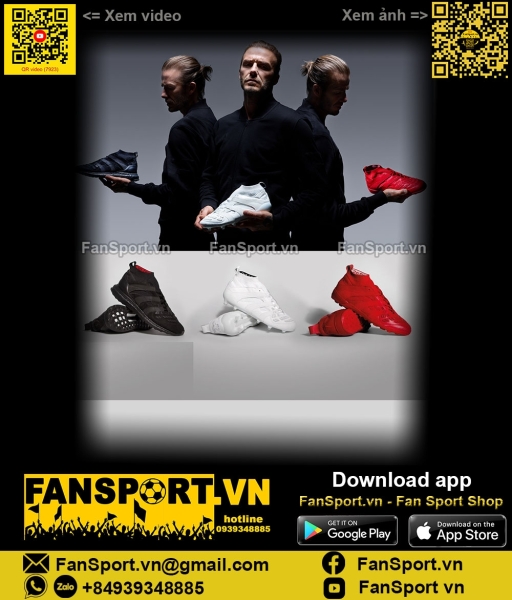 Giày David Beckham Adidas Predator Accelerator AP9868 AP9869 AP9870