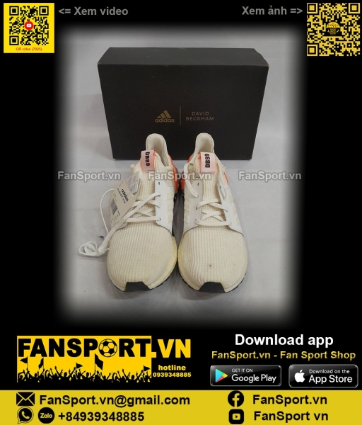 Giày Adidas David Beckham Ultraboost 19 DB99 shoes FW1970 Shoes white