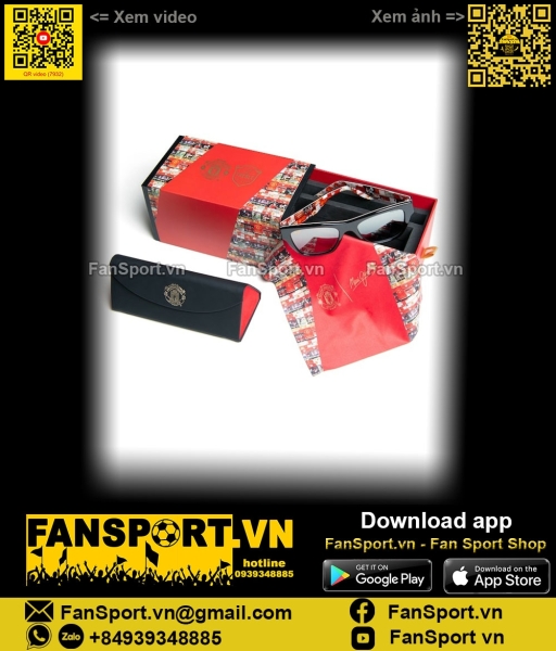 Kính Manchester United Treble 1999 winner Mauj Jim glasses kiếng