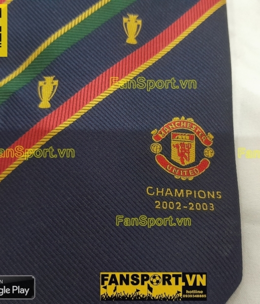 Cà vạt Manchester United 2002-2003 winner tie Premier League