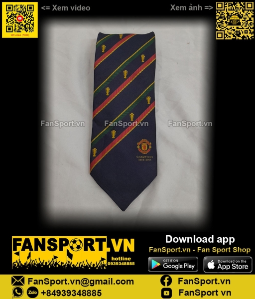 Cà vạt Manchester United 2002-2003 winner tie Premier League