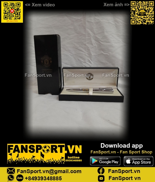 Hộp viết Manchester United Champions of Europe 2008 Collection pen COE