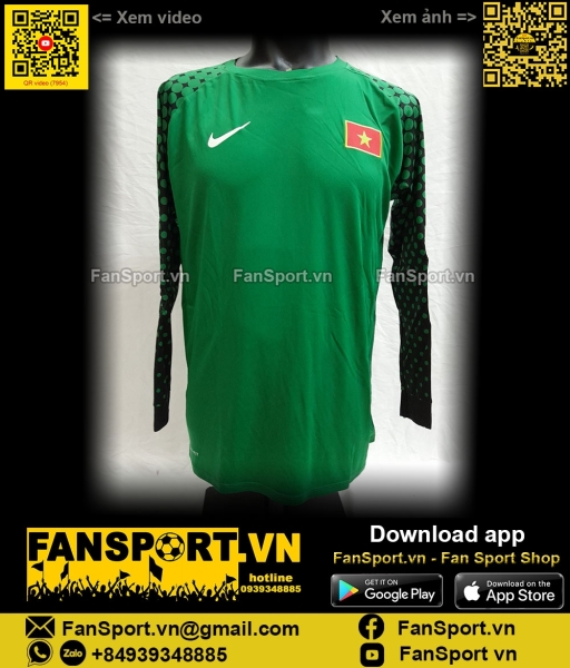 Áo thủ môn Việt Nam 2010-2011 shirt goalkeeper Vietnam green jersey