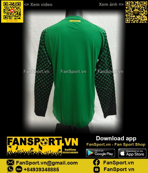 Áo thủ môn Việt Nam 2010-2011 shirt goalkeeper Vietnam green jersey