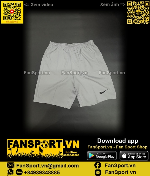 Quần thủ môn Việt Nam 2012 2013 goalkeeper gk xám 507915 Nike shorts L