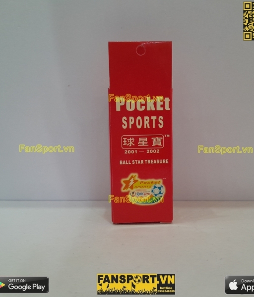 Tượng Ronaldo Inter Milan 2000-2001 home black blue pocket sport