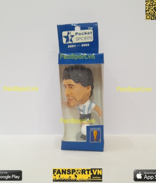 Tượng Diego Maradona 10 Argentina 1985-1986 home pocket sport