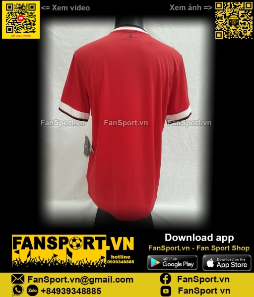 Áo đấu Manchester United 2014-2015 home shirt jersey red 611061 Nike