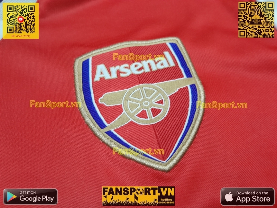 Áo đấu Arsenal 2016-2017 home shirt jersey red 749712 Puma bóng đá