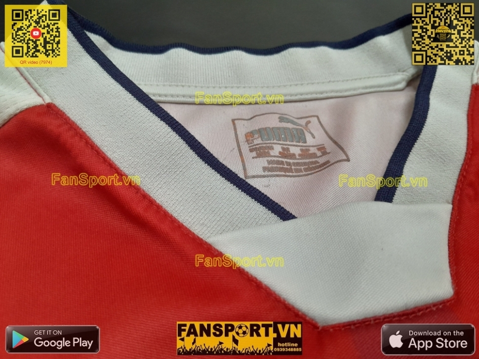 Áo đấu Arsenal 2016-2017 home shirt jersey red 749712 Puma bóng đá