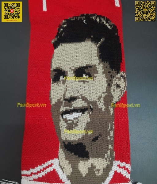Khăn choàng cổ Cristiano Ronaldo Welcome home Manchester United scarf
