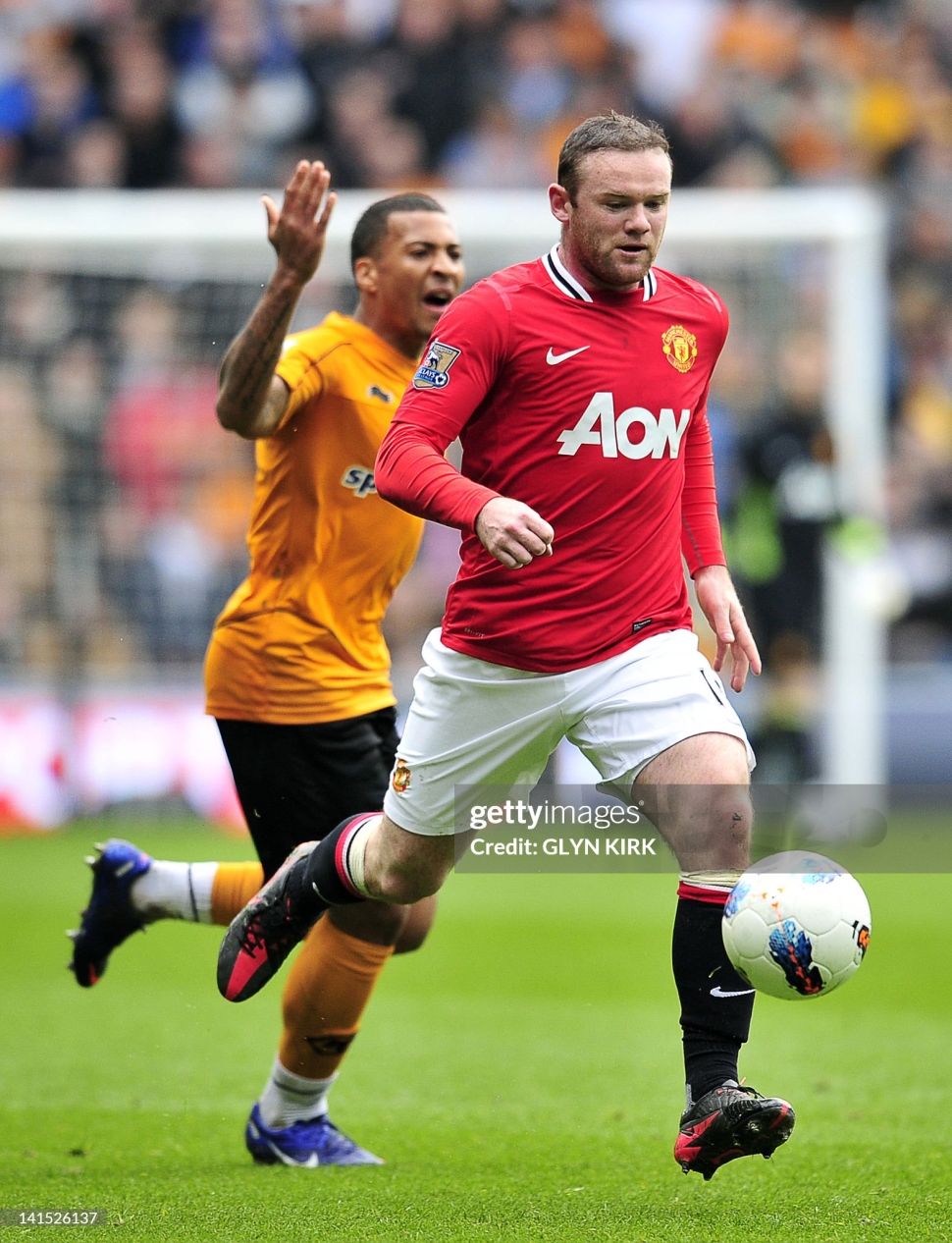 Áo Rooney 10 Manchester United 2011-2012 home shirt jersey 423932 Nike