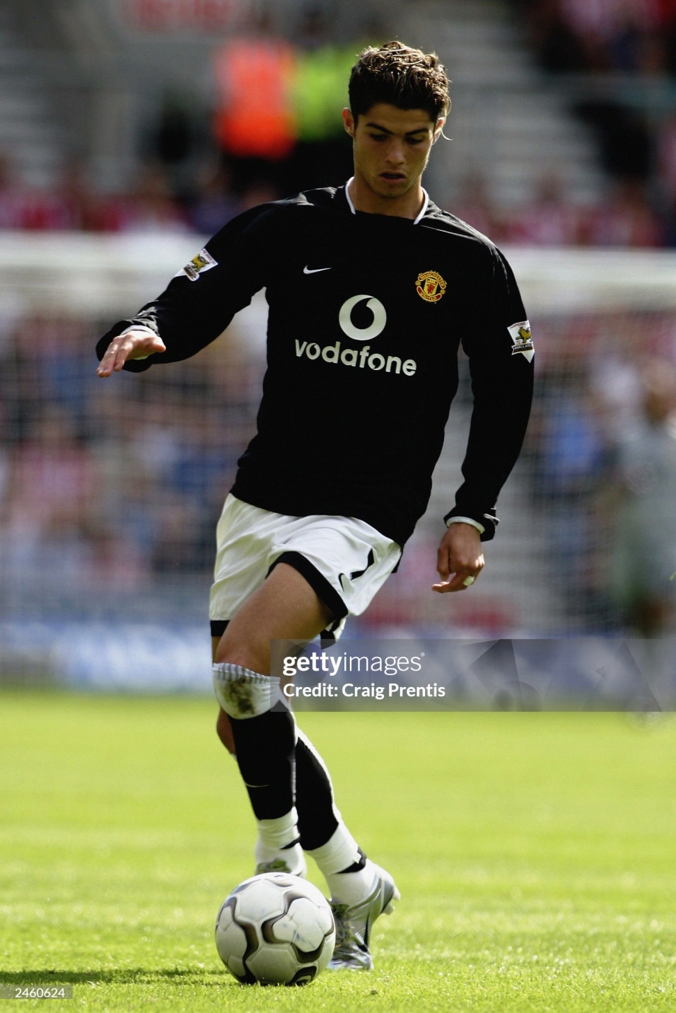 Áo đấu Ronaldo Manchester United 2003 2004 2005 away shirt jersey long