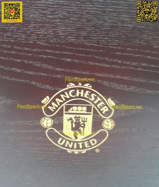Hộp gỗ trang trí Manchester United áo đấu trưng bày display box wooden
