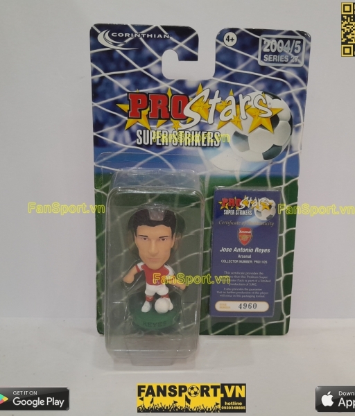 Tượng Antonio Reyes Arsenal 2004-2005 home corinthian PRO1105 blister