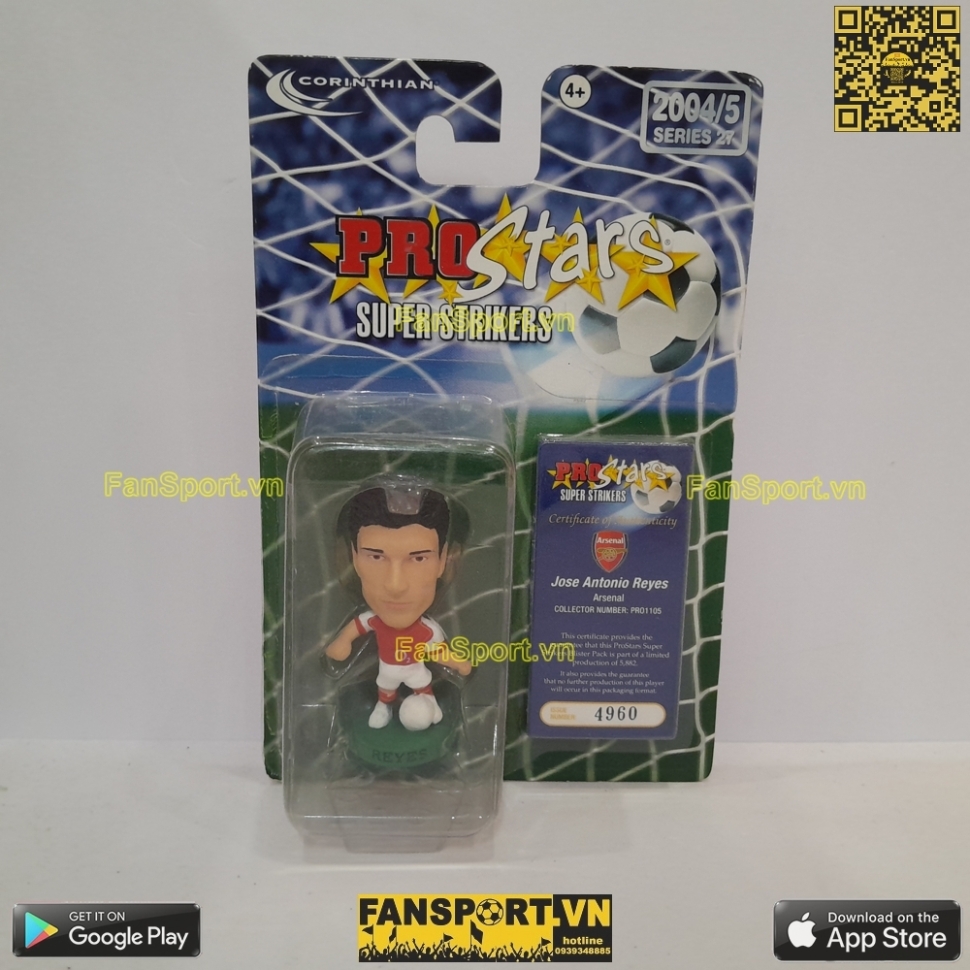 Tượng Antonio Reyes Arsenal 2004-2005 home corinthian PRO1105 blister