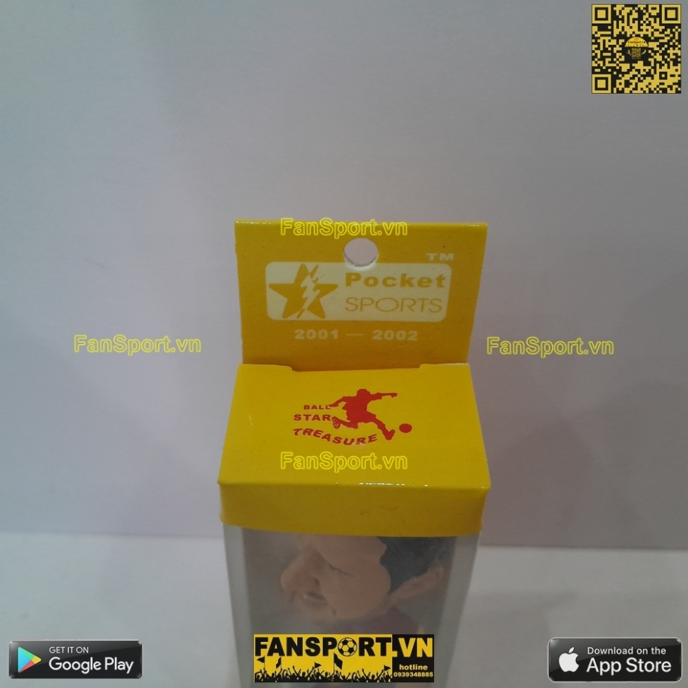 Tượng Luis Figo 7 Portugal 2000-2002 home pocket sport Bồ Đào Nha box