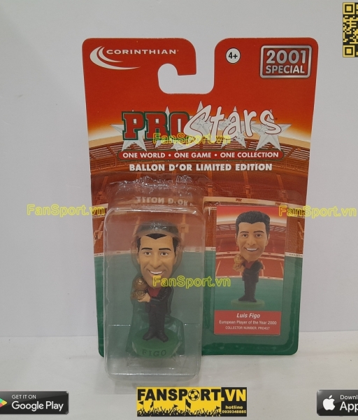 Tượng Luis Figo Ballon D'or 2000 European Player of the Year PRO457
