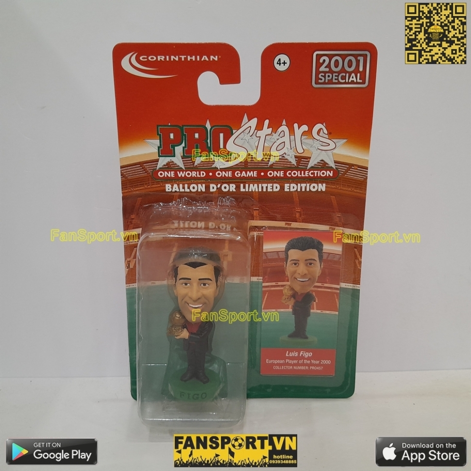 Tượng Luis Figo Ballon D'or 2000 European Player of the Year PRO457