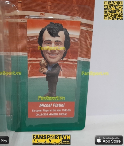 Tượng Platini Ballon D'or 1983 1984 1985 Player of the Year PRO953