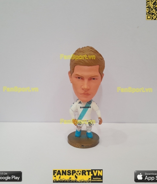 Tượng Kevin De Bruyne 15 Chelsea 2012 2013 away white soccerwe repaint