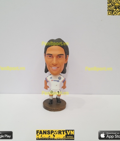 Tượng Radamel Falcao 9 Chelsea 2015-2016 away white kodoto repaint