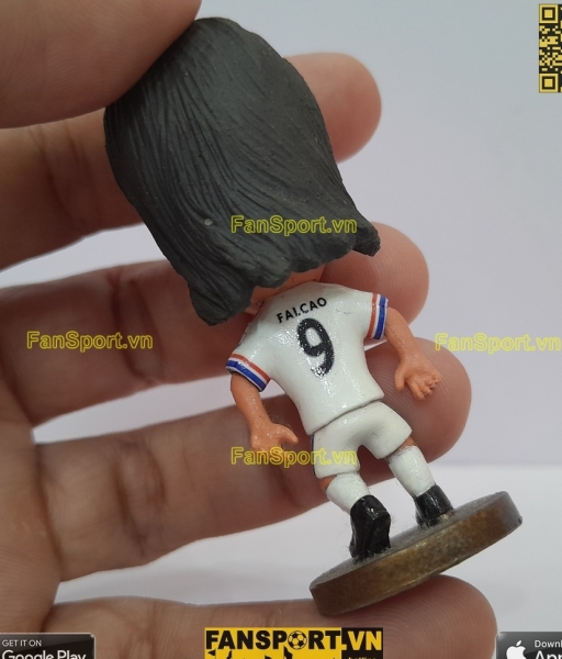 Tượng Radamel Falcao 9 Chelsea 2015-2016 away white kodoto repaint