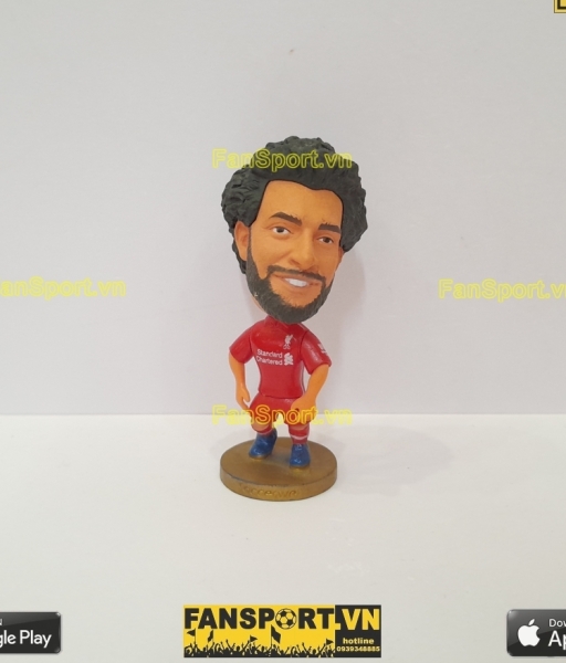 Tượng Mohamed Salah 11 Liverpool 2018 2019 home red soccerwe
