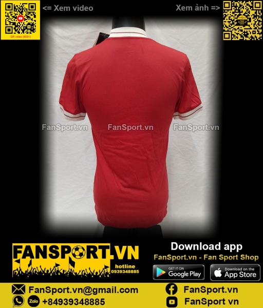 Box áo Manchester United Icon home shirt jersey Adidas CV8102 T-shirt