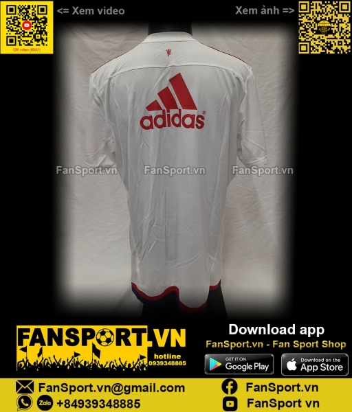 Áo tập luyện Manchester United 2015-2016 white jersey shirt AC1970