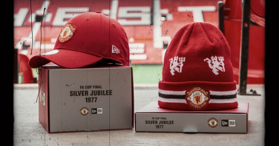 Nón Manchester United FA Cup 1977 Silver Jubilee New Era cap hat mũ