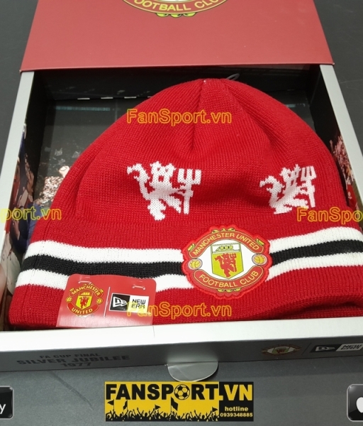 Nón Manchester United FA Cup 1977 Silver Jubilee New Era cap mũ len