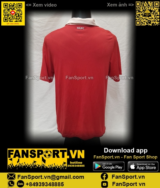 Áo đấu Manchester United 2010-2011 home shirt jersey 382469 Nike red