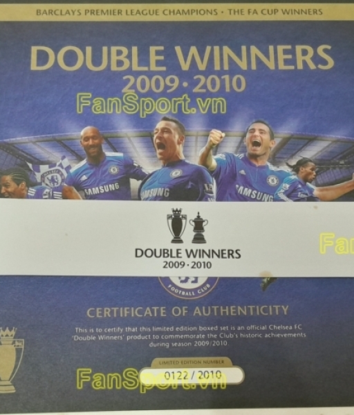 Box áo Chelsea Double Winner 2009-2010 Premier League FA Cup E84291