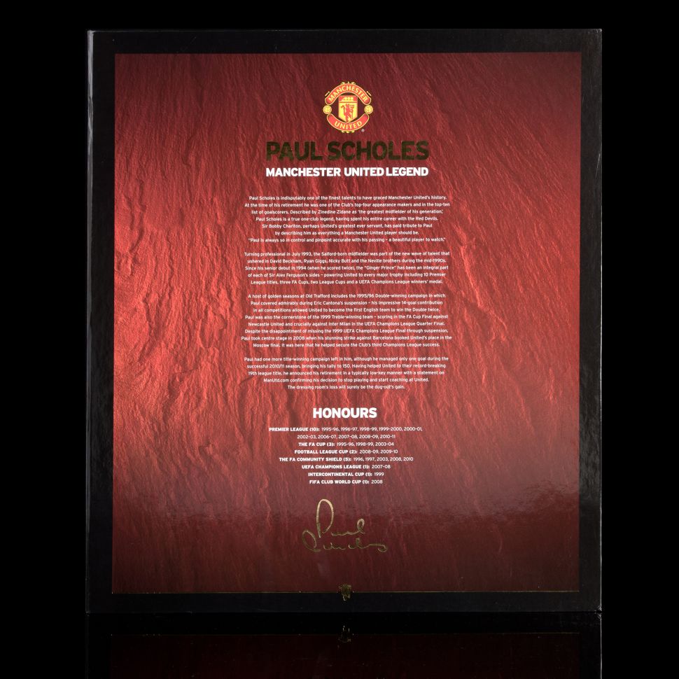 Box Scholes Manchester United 2010-2011 20th limited không áo