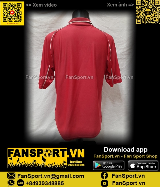 Áo đấu Liverpool 2000 2001 2002 home shirt jersey red Reebok