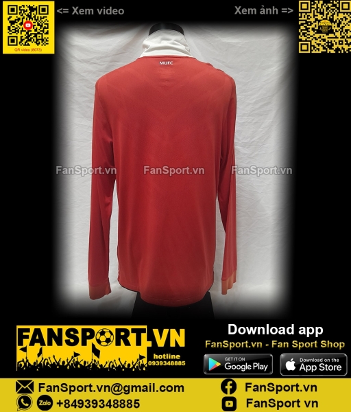 Áo Manchester United 2010-2011 home shirt jersey 382996 long slevess