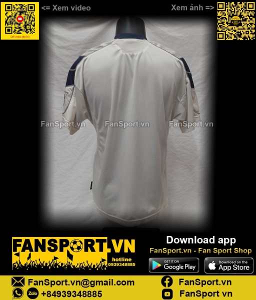 Áo đấu Manchester United 1999-2000 third shirt jersey white Umbro