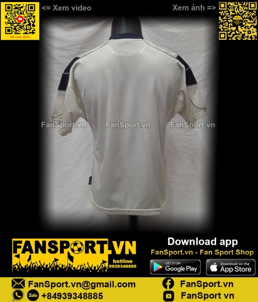 Áo đấu Manchester United 1999-2000 third shirt jersey white Umbro Y