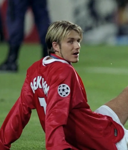 Nameset Beckham 7 Manchester United 1997-1999 Champion League retro