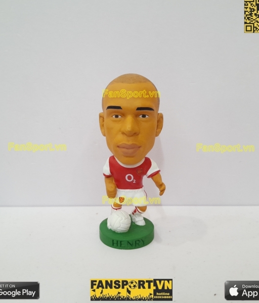 Tượng Thierry Henry 14 Arsenal 2002 2003 2004 home corinthian PRO1770