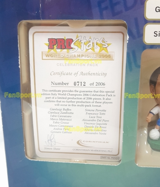 Box Italy 2006 World Cup Champions Celebration corinthian limited 0712