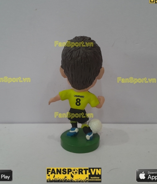 Tượng Lampard 8 Chelsea 2006 2007 away yellow corinthian PRO1693 vàng