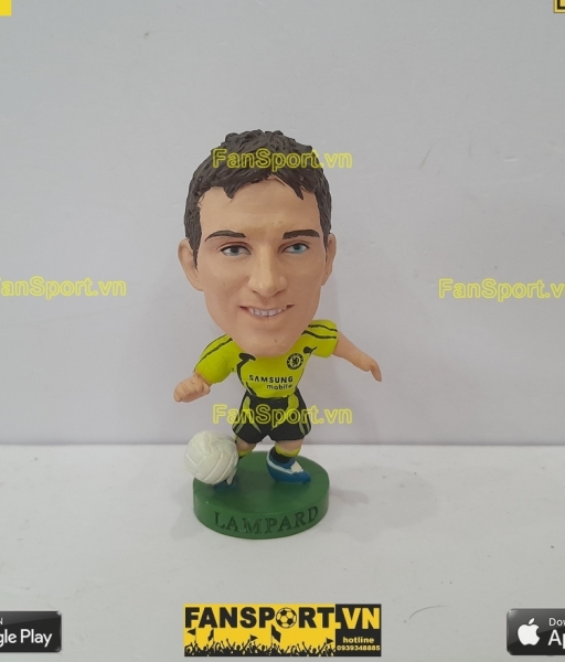 Tượng Lampard 8 Chelsea 2006 2007 away yellow corinthian PRO1693 vàng