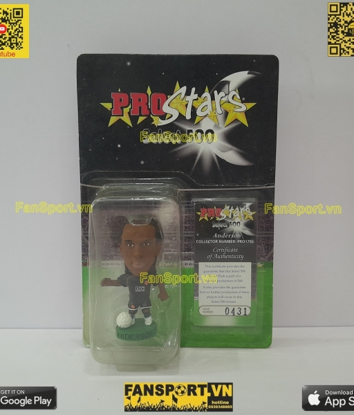 Tượng Anderson 8 ManUtd 2007-2008 away corinthian PRO1756 Select 500