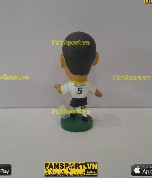Tượng Ferdinand 5 Manchester United 2006 2007 2008 away repaint white